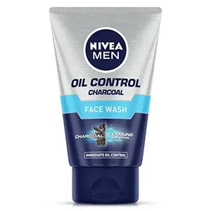 NIVEA Men Oil Control Charcoal Face Wash 100g