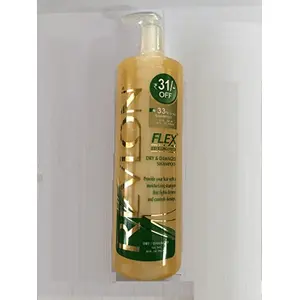 Revlon Flex Shampoo Dry Damaged Body Building Protein Shampoo Gentle Cleansing 20 Oz / 592 ml