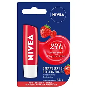 Nivea Lip Care Strawberry 4.8 G Tube