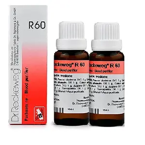 Dr. Reckeweg R60 Blood Purifier Drop(Pack of 2) 22ml Each