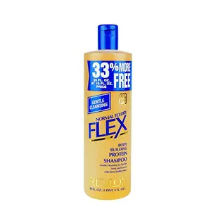 Revlon Flex Normal to Dry Body Building Protein Shampoo 592 ml / 20 Oz - Worldwide Shipping Packaging may vary