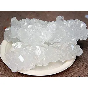 Nicedeal Mishri Crystal Mishri Thread Crystal Sweet Candy Dhaga Mishri 400 Gram Off White