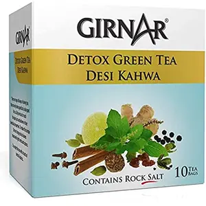 Girnar Detox Green Tea 10 Sachet Pack