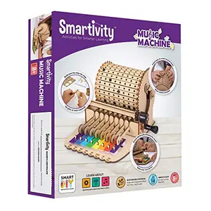 Smartivity Music Machine; Mechanical Action Science Engineering STEM and STEAM Building Kit for Kids Ages 8 and Up