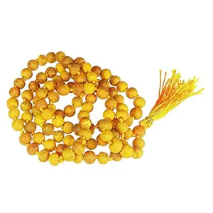 Haldi Turmeric mala 100% Natural & Original 108+1 Beads for Japa by Dimraj Creations
