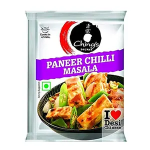 Ching's Secret Paneer Chilli Masala Taste Enhancer Taste of Indian Food Seasonings- Pack of 10 Indian Snacks
