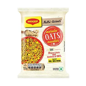 Nestle Maggi Nutri-Licious Oats Masala Noodles 75 Grams Pack - Vegetarian India