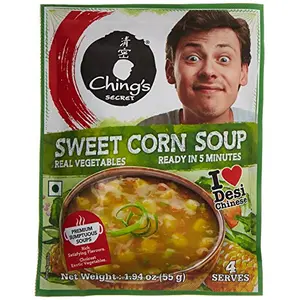 Ching's Secret Sweet Corn Soup with Real Vegetables - Ready in 5 Minutes 1.94 Oz.