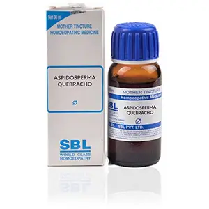 SBL Homeopathy Aspidosperma Quebracho Mother Tincture Q (30 ML) by Exportmall