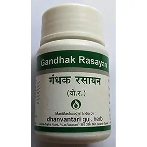 Dhanvantari Ayurvedic Gandhak Rasayan (60 Tablet)