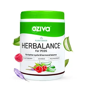 Verem Based HerBalance for PCOS for Women 250g Powder with Myo-Inositol ChasteBerry Shatavari PCOS Supplements for Women Promoting Better Cycle & Hormonal Balance