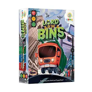 Lord of The Bins Dedicated Deck Family Strategy Card Game to Learn Sustainability Waste Segregation Protecting The Environment Eco-Friendly 30 mins 2 to 6 Players