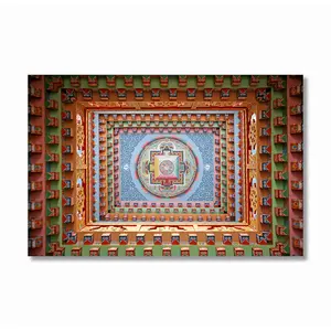 THANGKA PAINTING Wall Posters | Thangka Art | Traditional | Wall Dcoration | Home | Office | Hall | Living Room |Tearproof| Laminated |Size - 61X41 Cms.u17