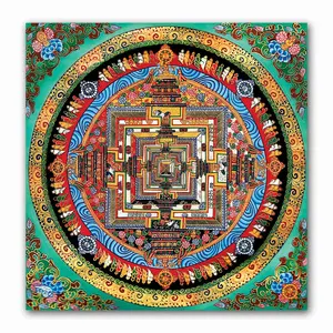 THANGKA PAINTING Mandala Art Canvas Painting | Universe in Mandala | Traditional Art