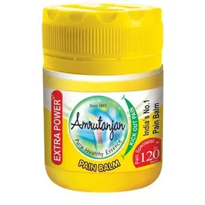 Amrutanjan Pain Rub (Balm) Yellow - 55ml (Pack of 3)