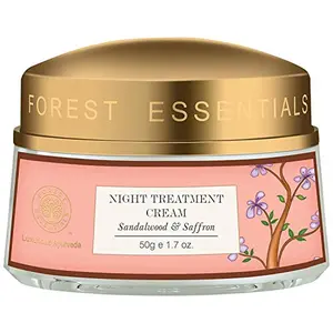 Forest Essentials Sandalwood and Saffron Night Treatment Cream 50g