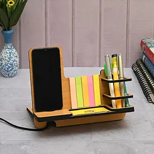 GKD Desk Organiser Cum Mobile Stand Gift for Brother Husband Father Uncle on Birthday Special Day Item