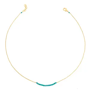 TIBETAN JEWELLERY Adjustable Gold Plated Women's Necklace