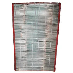 RAJASTHANI PUPPETS Bamboo Curtain 3 x 5 Feet Beige 1Pc. Cordless