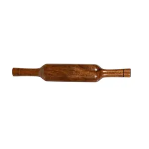 CHURU SILVERWARE Indian Rosewood Belan/Rolling Pin Std - Wooden 12inch