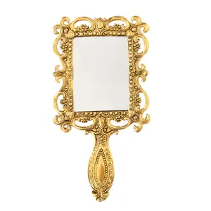 CHURU SILVERWARE Handicraft Metal Decorative Mirror - Antique Item