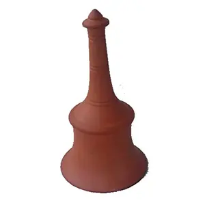 TERRACOTTA POTTERY OF RAJASTHAN Classic Handmade Natural TERACOTTA Clay Earthenware Home Decor Pooja Musical Bell/for Pooja