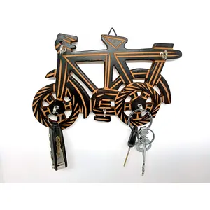 WROUGHT IRON CRAFTS Beautiful Handmade Cycle Shape Key Holder