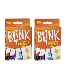 Mattel Games Blink Card Game The World's Fastest Game- 2 Pack