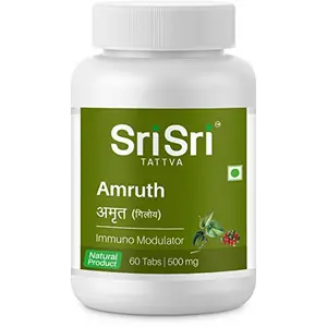 Sri Sri Products Ayurveda Amruth Immuno Modulator Tablet 500Mg PACKOF 2