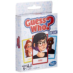 Hasbro Gaming Guess Who? Card Game for Kids Ages 5 and Up 2 Player Guessing Game