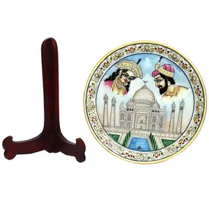 MEENAKARI ENAMEL PRODUCTS Plate for Decoration of Home & Office (Multi23x23x15)
