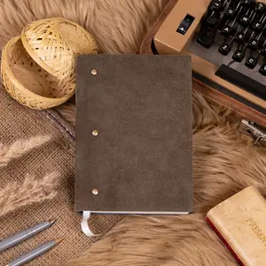 Suede Leather Journal Diary