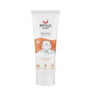 Mylo Baby Cream for Face 100 gm | Dermatologically Tested | Made Safe Australia Certified | Nourishes and Brightens Skin | Soothes Skin Irritation