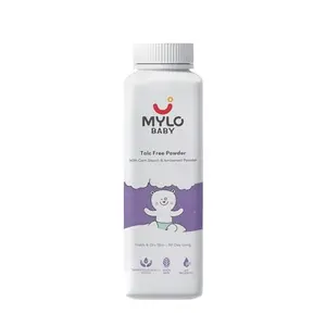 Mylo Baby Powder for Kids 100 gm | Made Safe Australia Certified | Absorbs Extra Oil | Relieves Itchiness | Softens Skin | Safe for all skin types