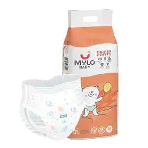 Mylo Care Baby Diaper Pants X-Large (XL) Size 12-17 kgs with Aloe Vera Lotion (28 count) Leak Proof | Lightweight | Rash Free | Breathable | 12 Hours Protection | ADL Technology