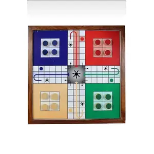 SAHARANPUR HANDICRAFTS Snake and Ladder Board Game Accessories Board Game