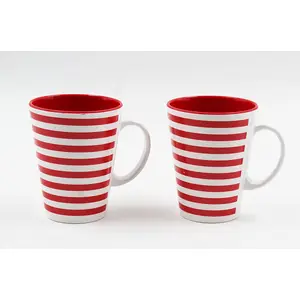 SAHARANPUR HANDICRAFTS Melamine Coffee Mugs | Multi Color Printed Coffee Cup Set/Tea Cup Set / 2 Cup Set