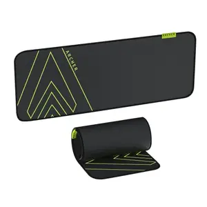 ARCHER TECH LAB Quiver 300 XL Gaming Mousepad, Night Glow Design, Anti Fray Edges, High Speed+Low Friction Jacquard Cloth Surface, Hexagonal Anti Skid Base, Water-Resistant, Sturdy Multi-Layer Built