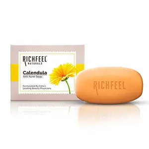 Richfeel Calendula Soap For Acne - 75g Pack of 4