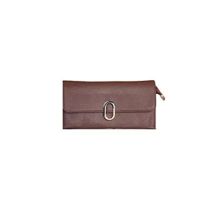 Go2eight Buy Brown Clutch For Women, Brown, M