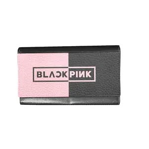 yogdots Premium PU Leather Clutch Purse for Women and Girls, Leather Purse for Girls, Gift for her, Black, Black pink 1
