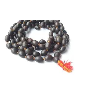 Original Kamal Gatta Mala (Lotus Seeds) 108 Beads Prayer Rosary Japamala - Lakshmi Puja Mala