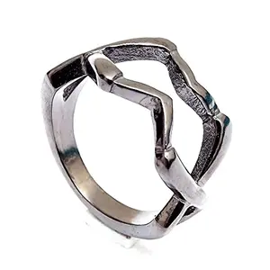 RidVik Beautiful Looking Designer Black Rhodium Ring Jewelry Size 7 RIN-2745, Gemstone