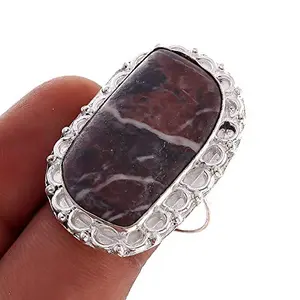 RidVik Coconut Jasper Gemstone Ethnic Style Handmade Jewelry Ring 9.50'' RIN-3499, Gemstone, Jasper and Jasper