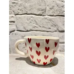 Ceramic Kitchen Heart T Cups One piece