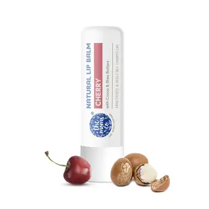The Moms Co. Natural Cherry Lip Balm I Non Sticky I Protects & Nourishes Dry Chapped Lips I Shea & Cocoa Butter(5gm) (Cherry)