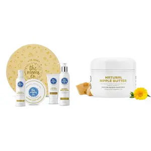 The Moms Co Pregnancy Gift Set & Natural Nipple Butter 25 GM