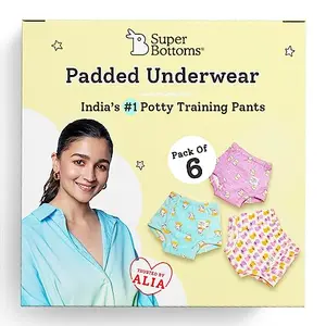 SuperBottoms Padded Underwear - Bummy World (Size 2 (2-3 yrs) 6)