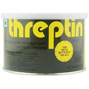 Threptin Protein Diskettes| Healthy Snacks for Men and Women - 275g High Protein Diskette enriched with Casein Protein Essential Vitamins Minerals and Antioxidant -Vanilla Flavor|100% Veg