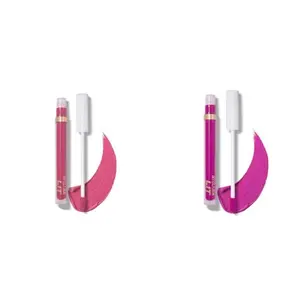 MyGlamm LIT Liquid Matte Lipstick-Dtr (Pink)-3 ml & MyGlamm LIT Liquid Matte Lipstick-Swipe Right (Purple)-3 ml